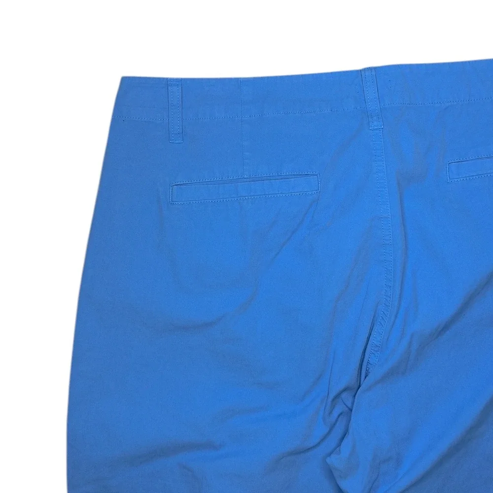 J Crew Pants Women's Size 32‎ Blue Sailor Heritage Chino Straight Leg Mid Rise